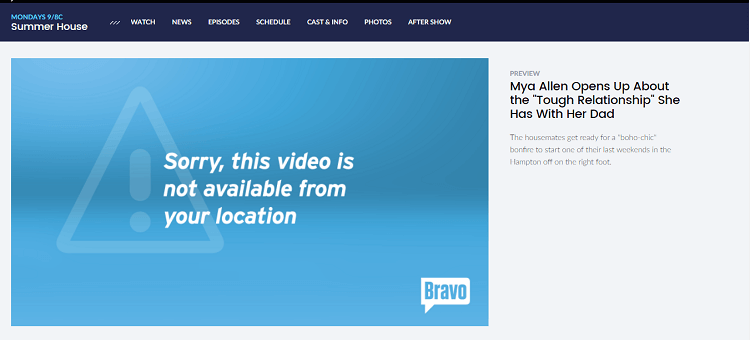 How To Watch Bravo TV In Ireland Without Cable 2024   Watch Bravo TV In Ireland Error Message 