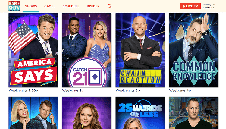Shows-on-Game-Show-Network