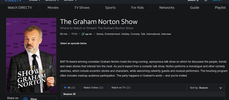 watch-The-Graham-Norton-Show-in-Ireland-DirecTV