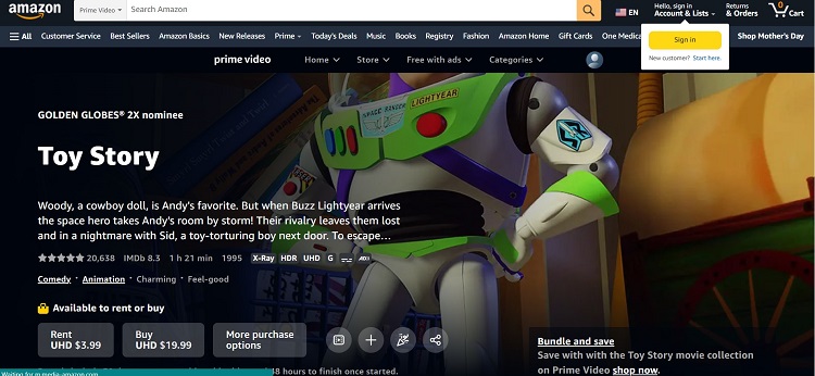watch-Toy-Story-in-Ireland-Amazon Prime