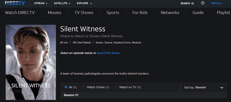 watch-silent-witness-in-ireland-directv