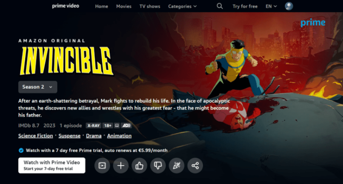 How to Watch Invincible in Ireland [Stream Season 3 Free | 2026]