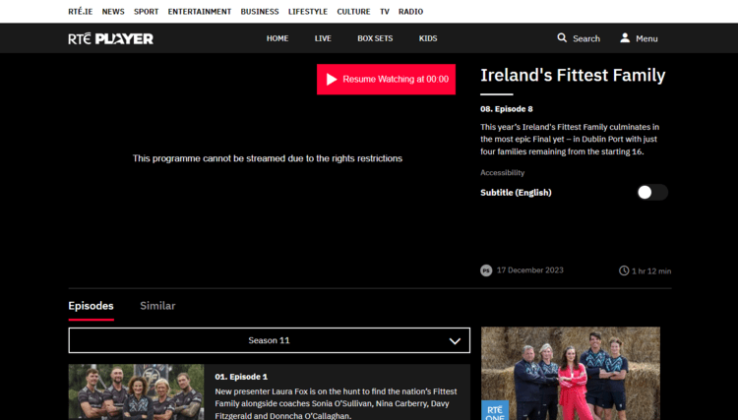 How to Watch RTE Player Outside Ireland for Free [2026]