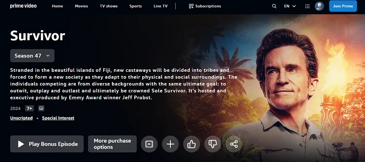 watch-survivor-on-prime-video-in-ireland