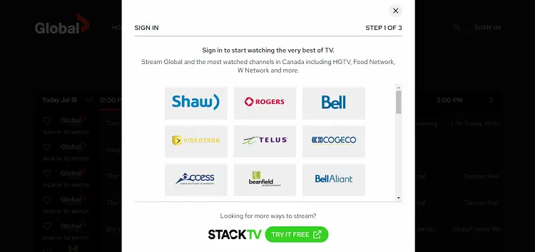 sign-in-with-tv-provider-globaltv