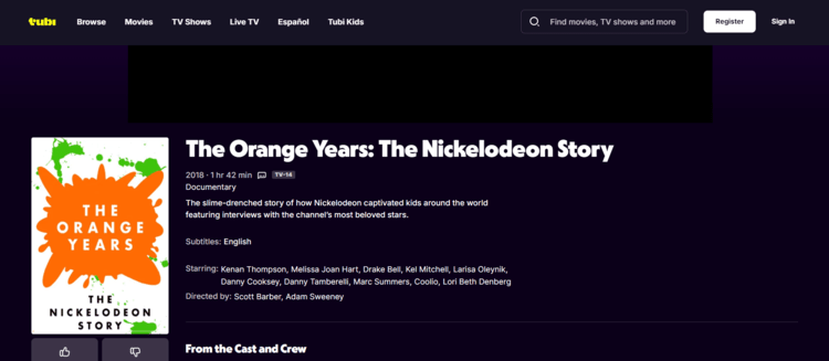 Watch-The-Orange-Years-The-Nickelodeon-Story-in-Ireland-tubi-tv