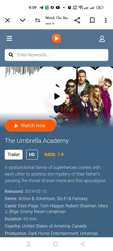 how-to-watch-the-umbrella-academy-in-ireland-on-mobile-step-6