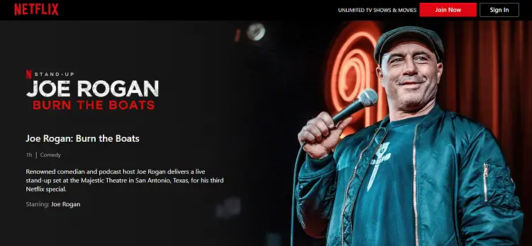 watch-joe-rogan-burn-the-boats-in-ireland-via-netflix.