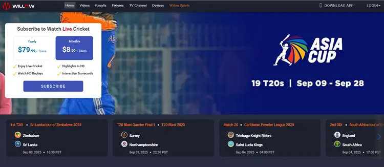 watch-Pakistan-vs-India-in-Ireland-Willow-tv