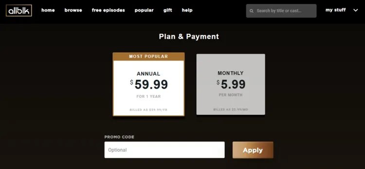 allblk-pricing-plans