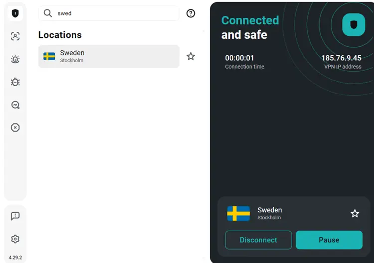 surfshark-VPN-Sweden