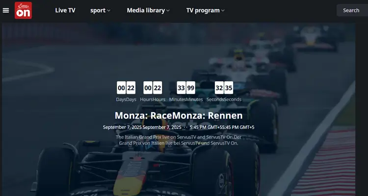 watch-Italian-gp-in-ireland-Servus-TV